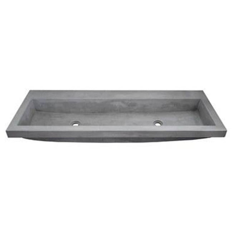 Native Trails NSL4819-X Trough 4819 Bathroom Sink -No Faucet Holes