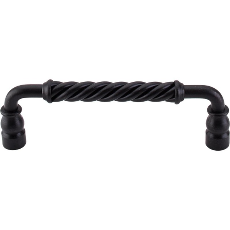 Top Knobs Twisted Bar Pull|6″ Pull|8″ Pull|12″ Pull|Patina Black