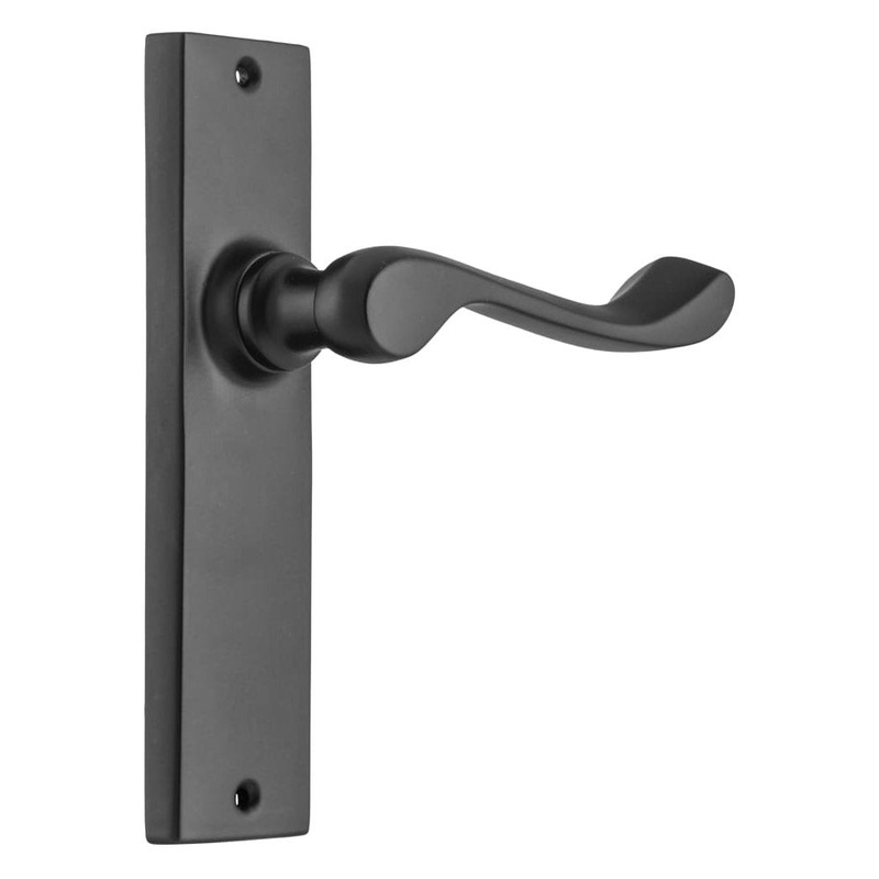 Door Lever Fremantle Latch Pair Matt Black