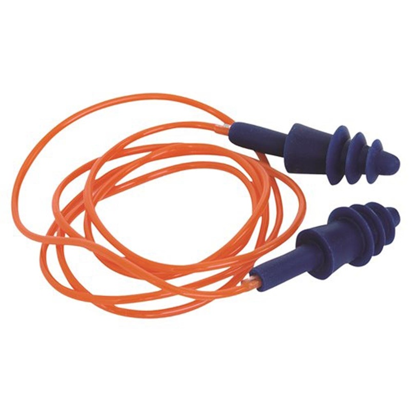 Ear Plugs With Cord Silicon
