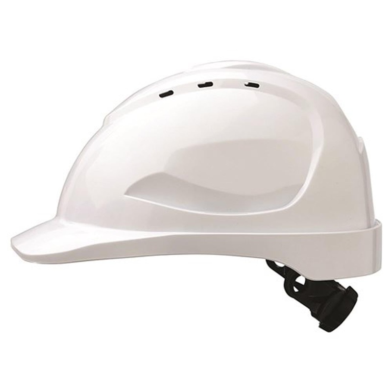 Hard Hat V9 White Ratchet