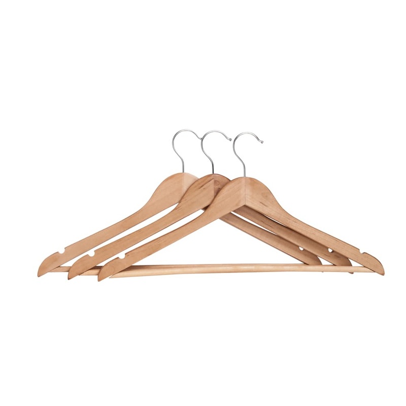 Hangers Clothes Wooden Pk3
