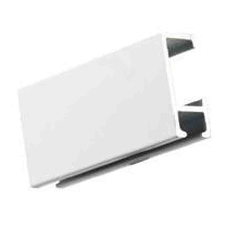 Slimline Track Pearl White 2m