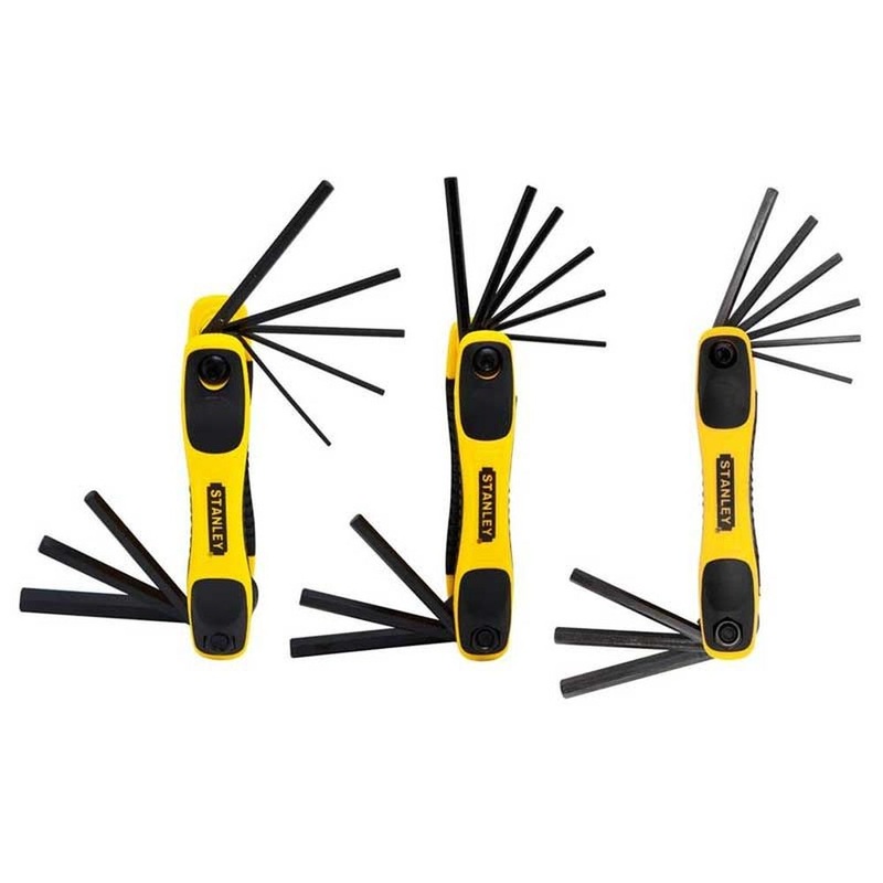 Hex Key Set Folding 3 Pack Stanley