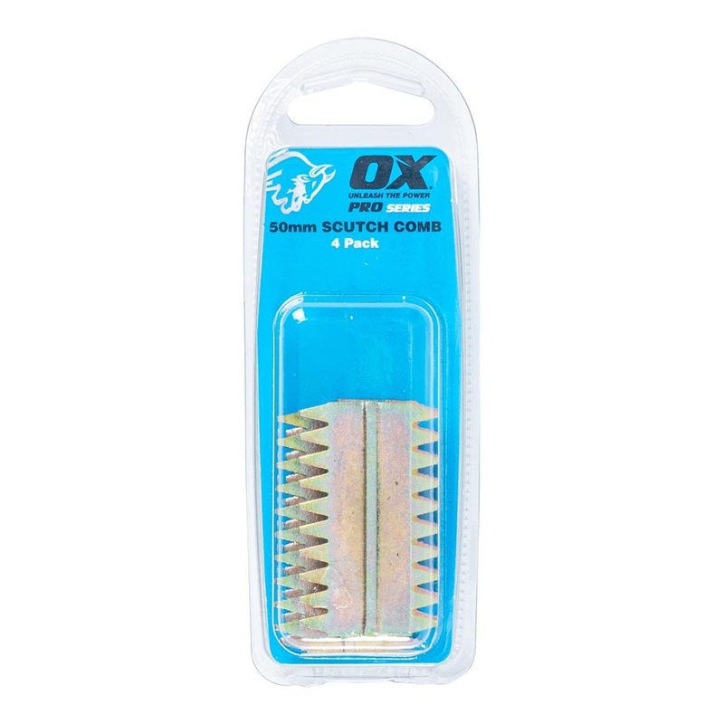 Scutch Comb 50mm 4pk