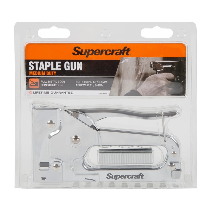 Staple Gun Medium Duty Metal S/C