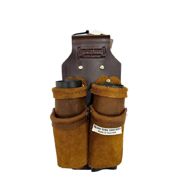 Pouch Leather Double Utility
