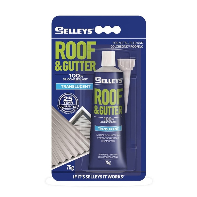 Selleys Roof & Gutter Translucent 90ml