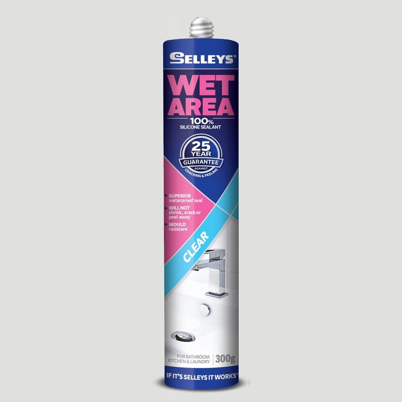 Wet Area Clear 300g Selleys