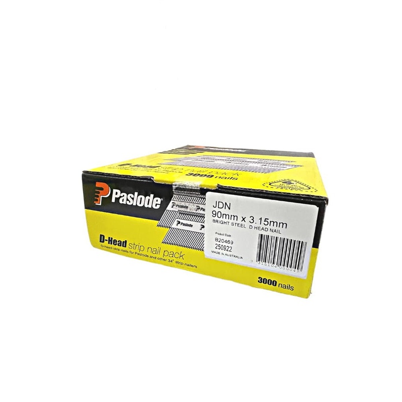 Framing Nail Bright 90×3.15mm Pk3000 Paslode