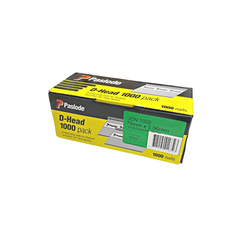 Framing Nail Gal 75×3.06 Pk1000 Paslode
