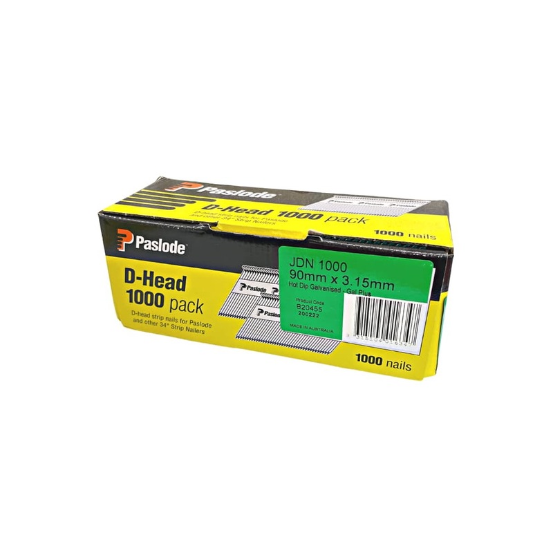 Framing Nail Gal 90×3.06 Pk1000 Paslode
