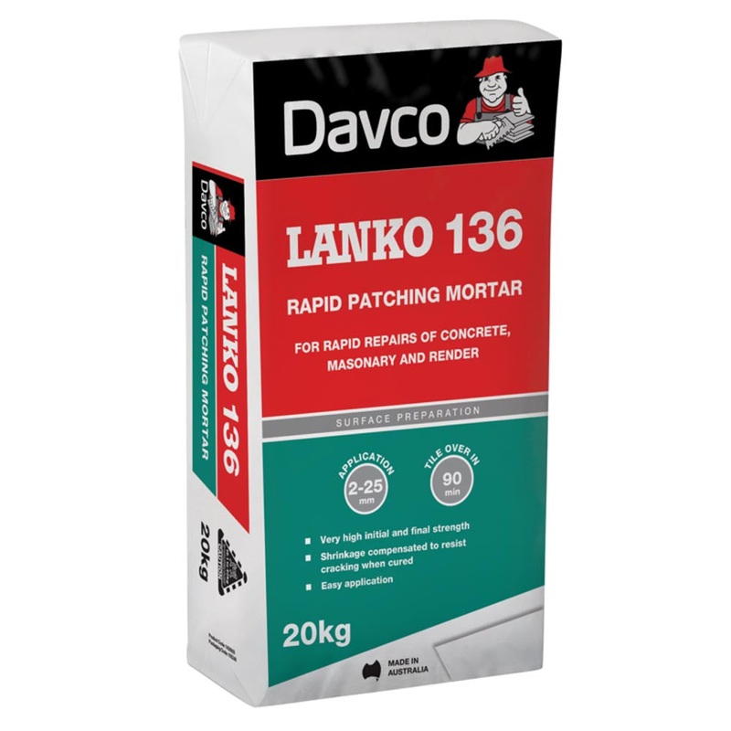 Lanko 136 Rapid Patch Mortar 20kg