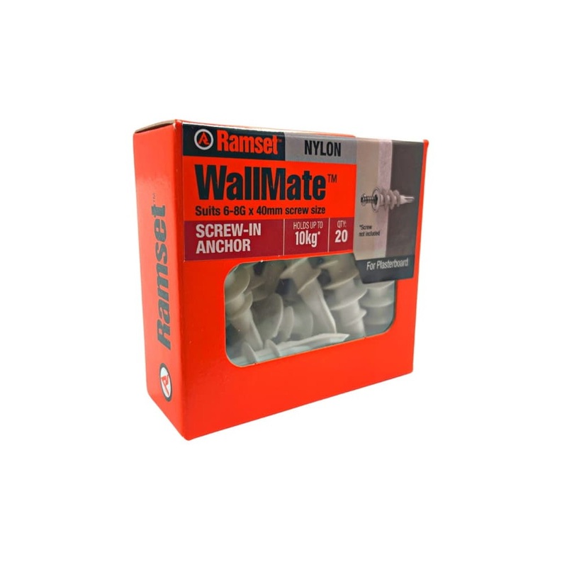 Wallmates Nylon Pk 20 Ramset