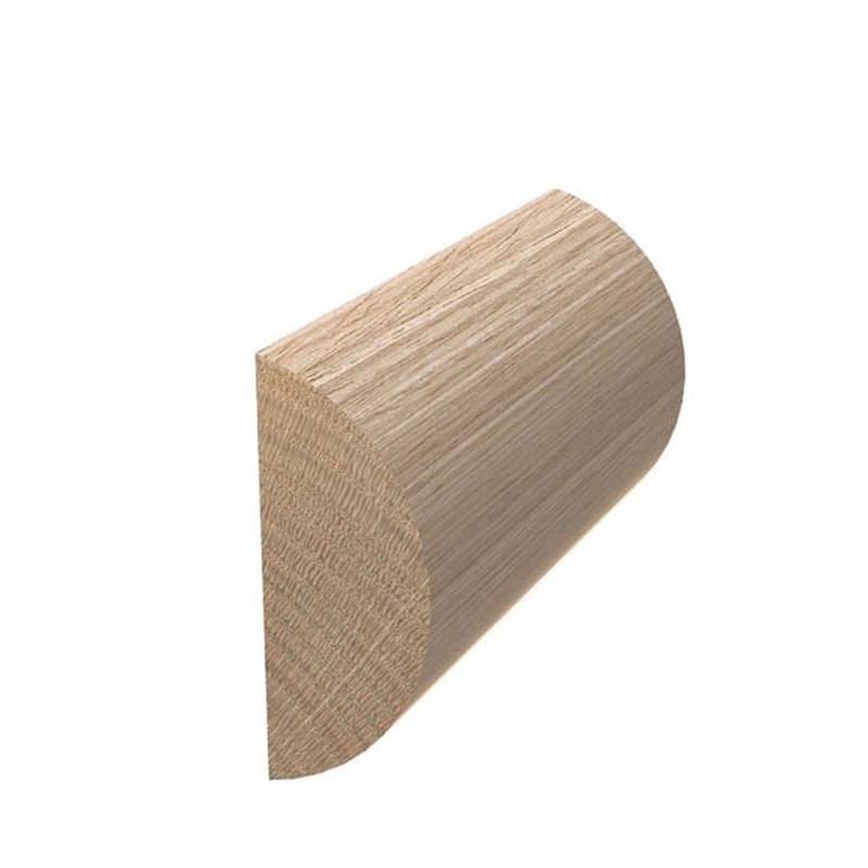 Porta Half Round 30 x 12 x 2400mm Tas Oak