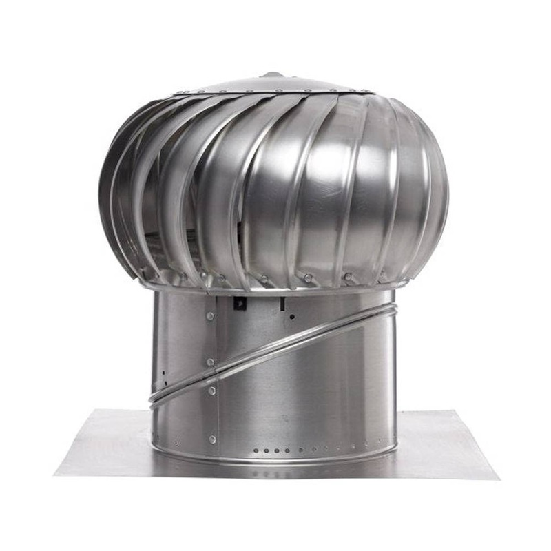 Spinaway Roof Vent 300mm MILL Finish