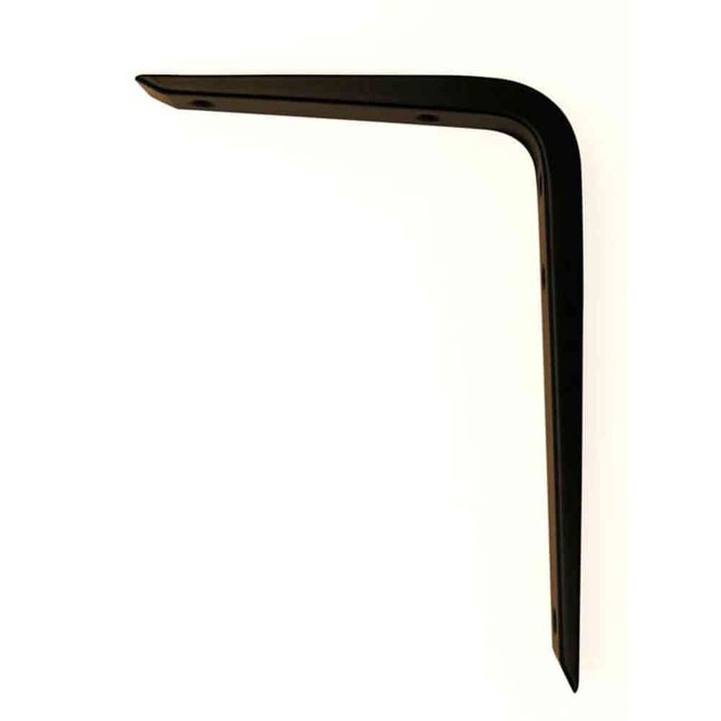 Bracket Shelf Black 150x125mm