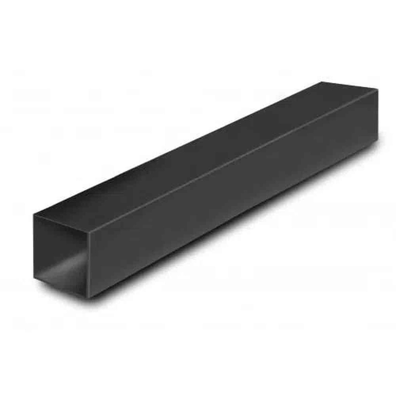 Tube Aluminium Black 25 x 1.2 x 1200mm