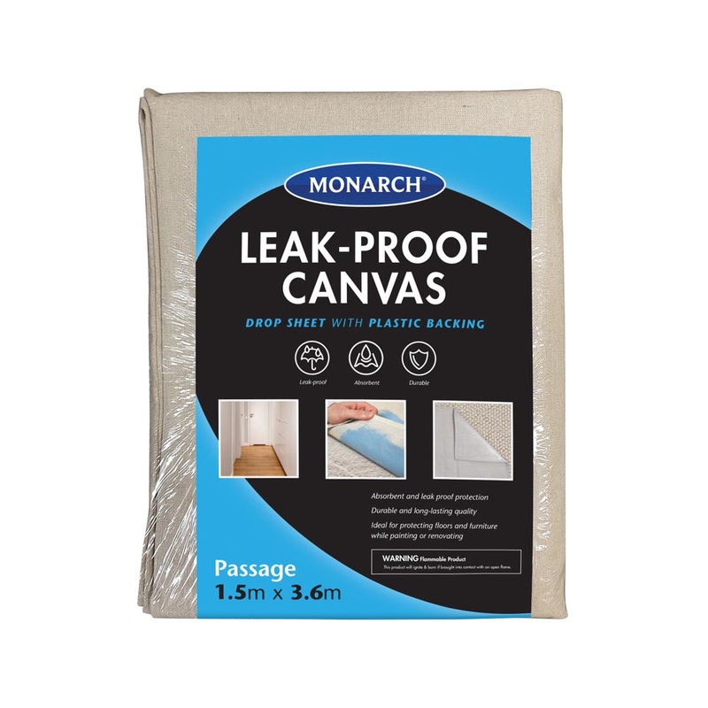 Leak Proof Canvas Drop Sheet 5’x12′ Monarch