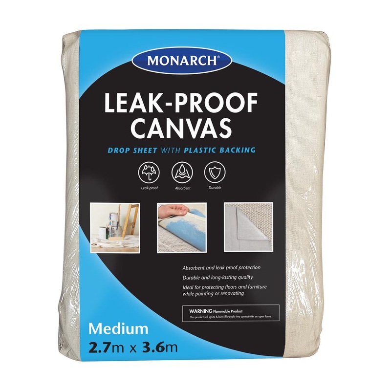 Leak Proof Canvas Drop Sheet 9′ x 12′ Monarch