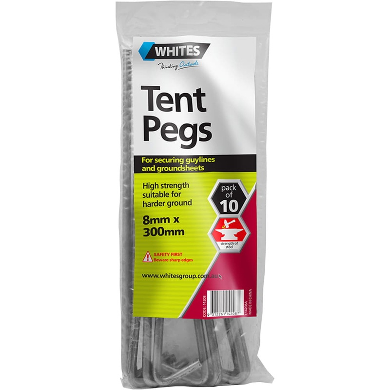 Tent Peg 300x8mm Pk10