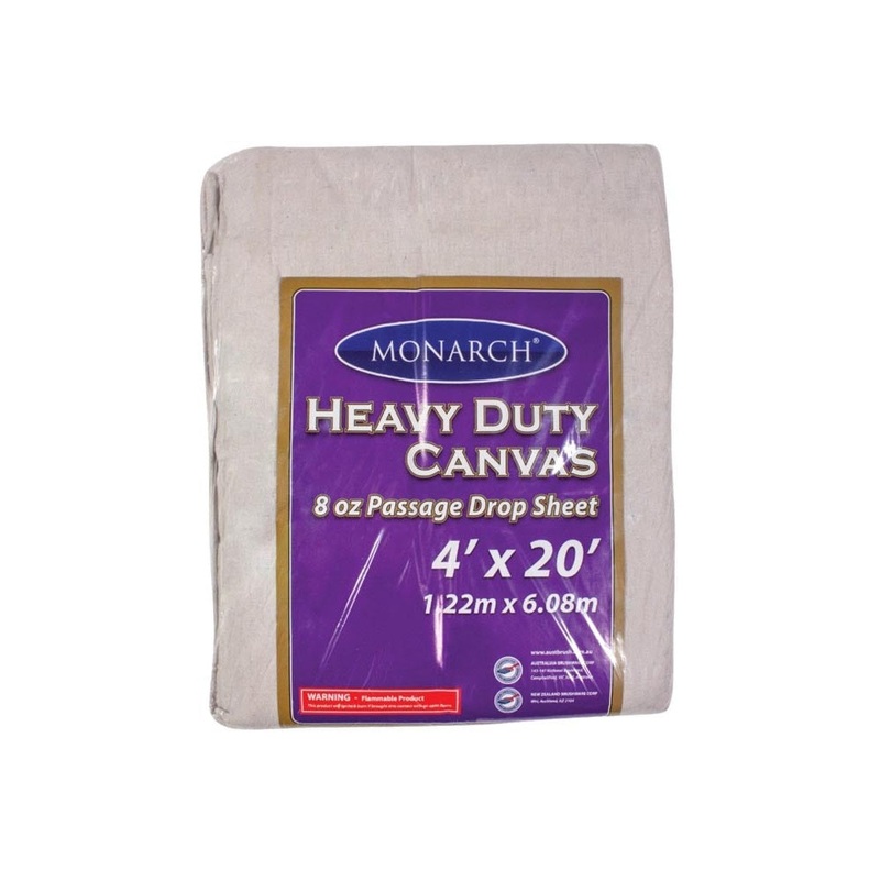 Drop Sheet Canvas 4’x20′ 8oz Monarch