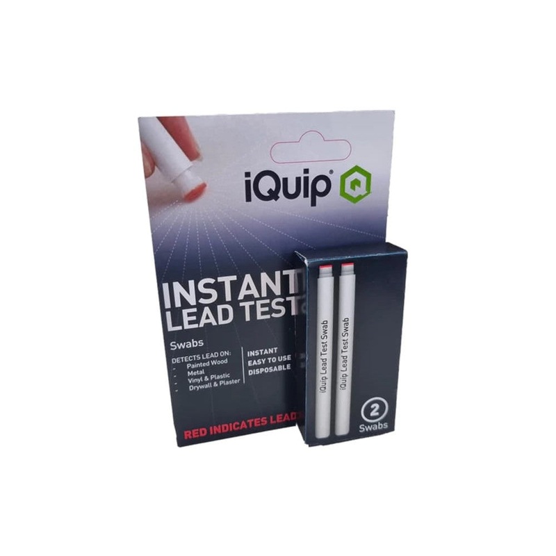 iQuip Instant Lead Test Swabs 2 Pack