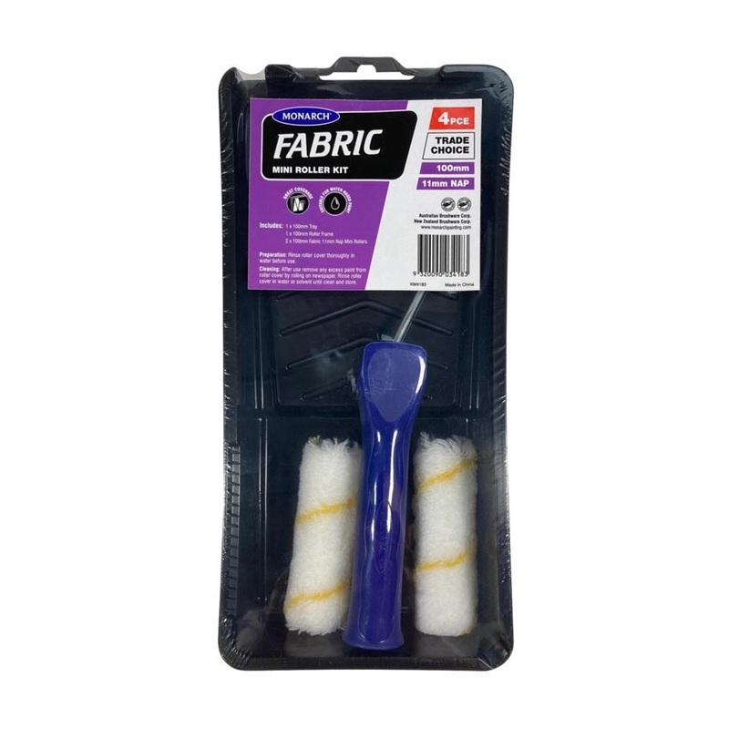 Mini Roller Kit 100mmx11mm Fabic Monarch