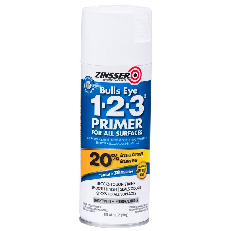 Zinsser Bulls Eye 123 White Primer Spray 369g