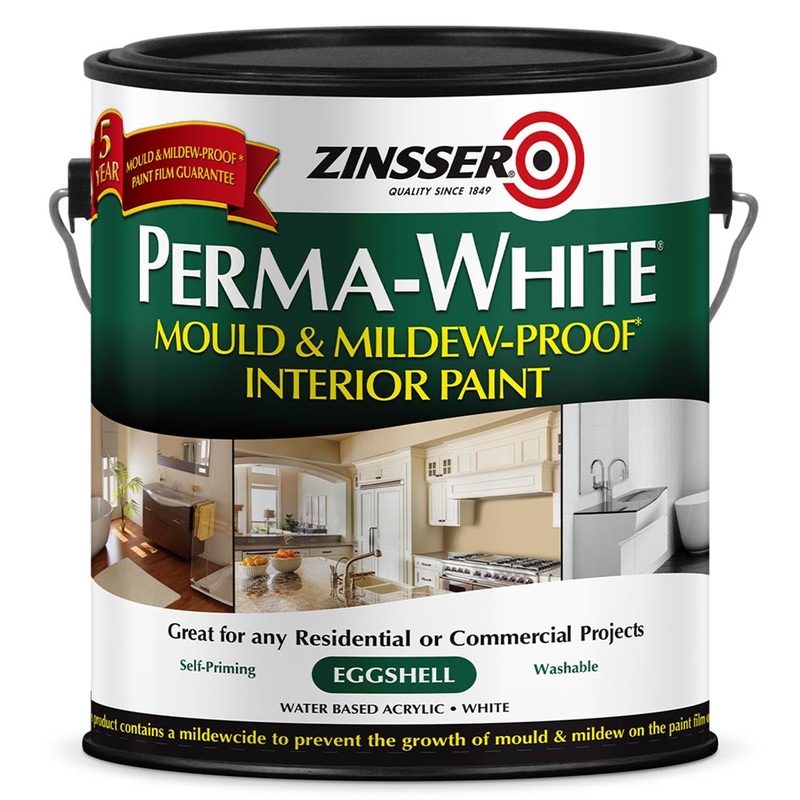 Zinsser Perma White Mould & Mildew Eggshell 3.78ltr