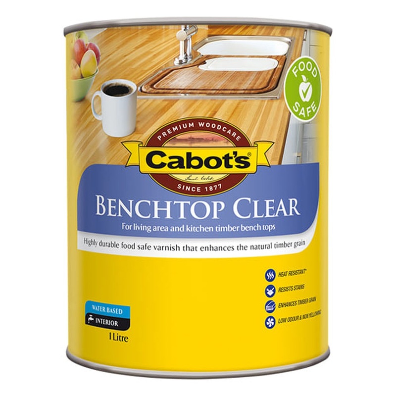 Cabot’s Benchtop Clear Gloss 1L