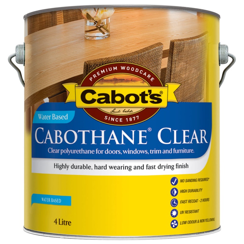 Cabot’s Cabothane Water Based Satin 4L