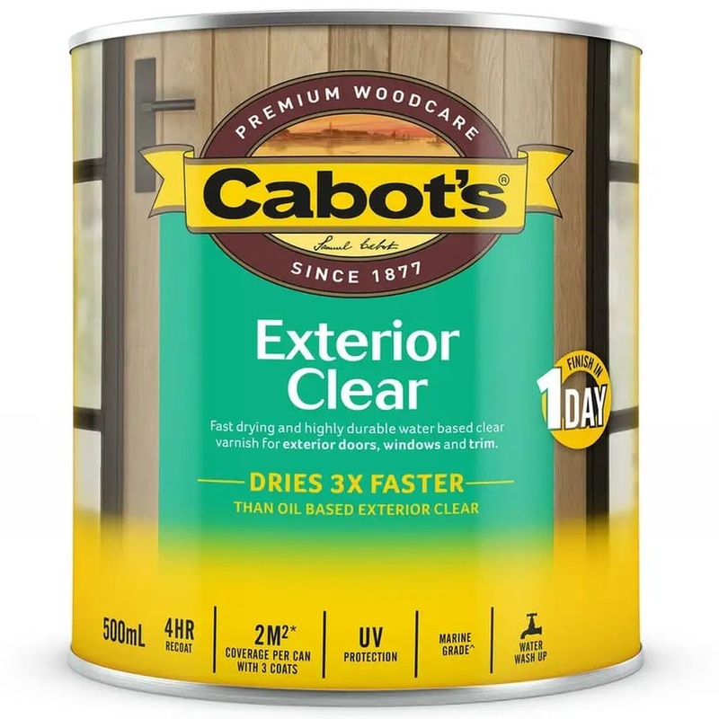 Cabot’s Exterior Clear Water Based Matt 500Ml