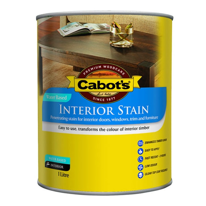 Cabot’s Interior Stain Water Based Cedar 1L