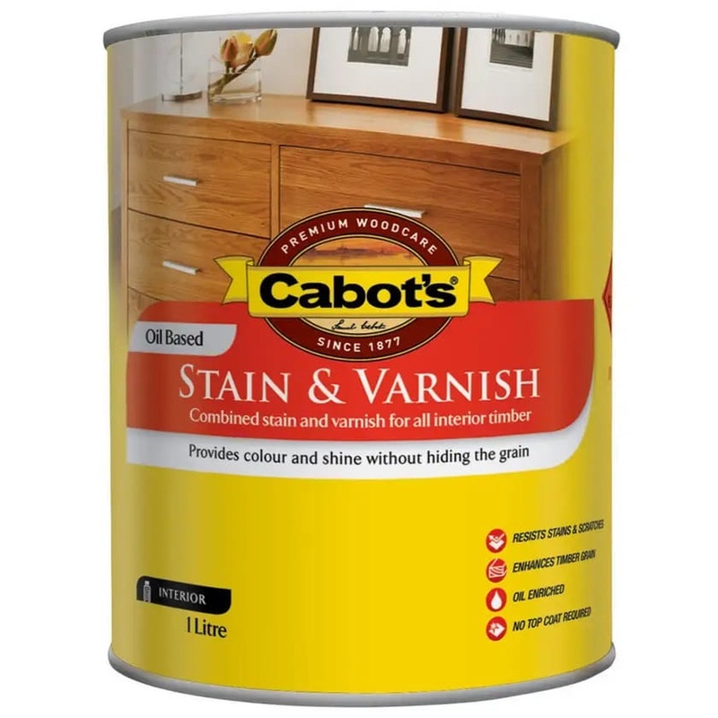 Cabot’s Stain & Varnish Walnut Gloss 1L
