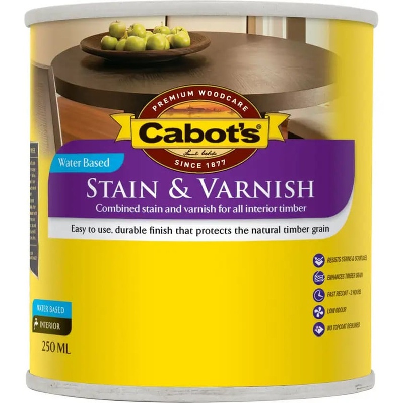Cabot’s Stain & Varnish Water Based Cedar Satin 250Ml