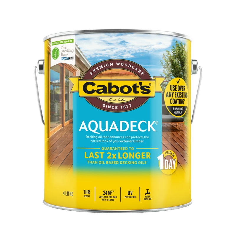 Cabot’s Aquadeck Jarrah 4L