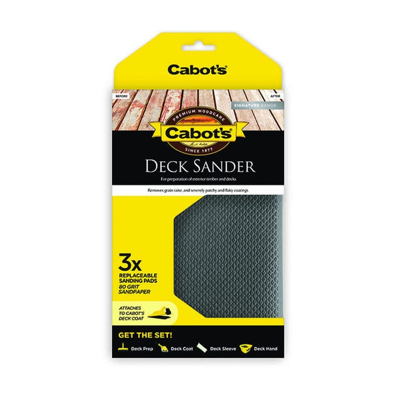 Cabot’s Deck Sander