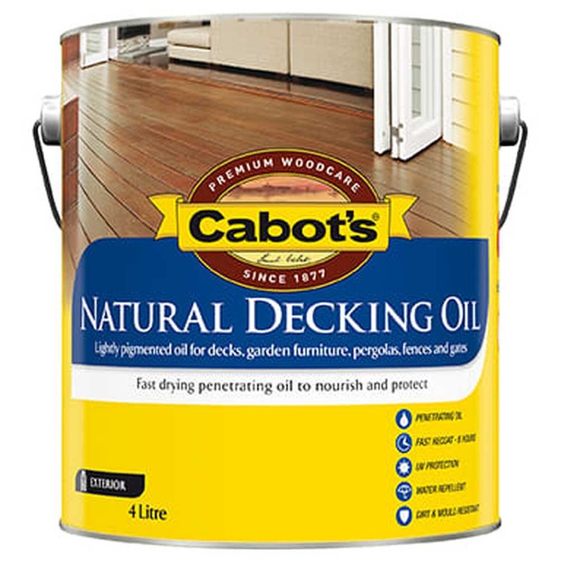 Cabot’s Decking Oil Jarrah 4L