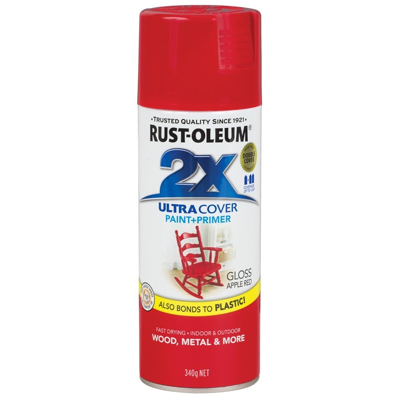 Rust-Oleum 2X Ultra Cover Spray Paint Apple Red Gloss
