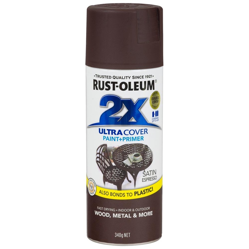 Rust-Oleum 2X Ultra Cover Spray Paint Espresso Satin 340g