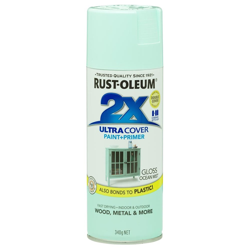 Rust-Oleum 2X Ultra Cover Spray Paint Ocean Mist Gloss