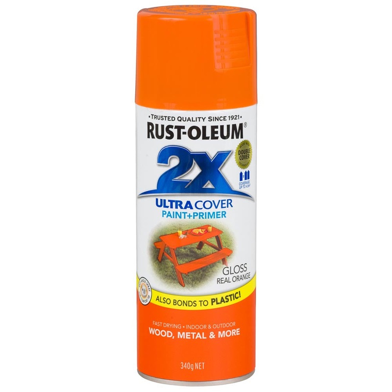 Rust-Oleum 2X Ultra Cover Spray Paint Orange Gloss