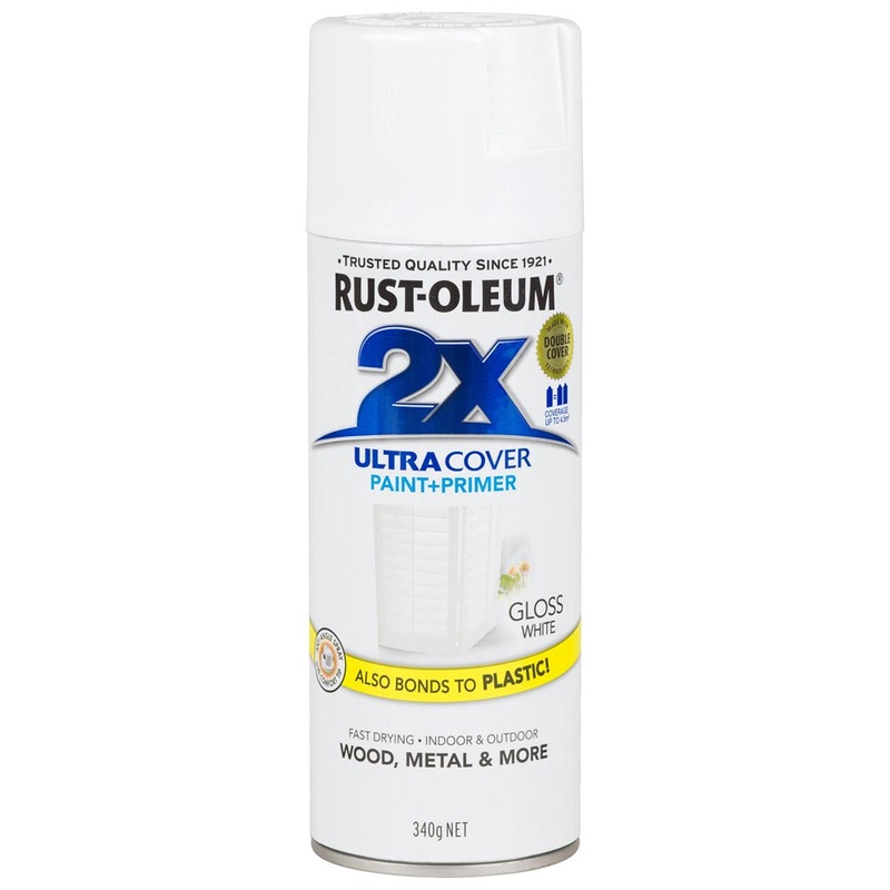 Rust-Oleum 2X Ultra Cover Spray Paint White Gloss