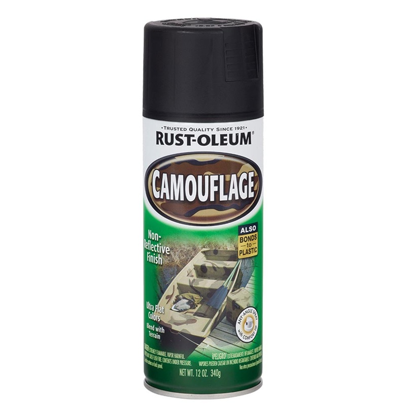 Rust-Oleum Camouflage Spray Paint Black 340g