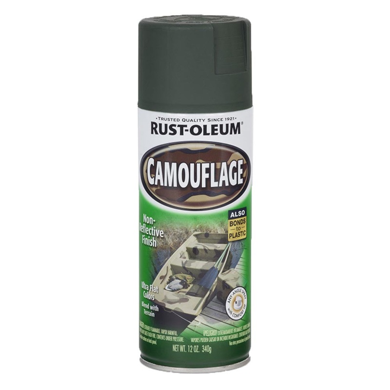 Rust-Oleum Camouflage Spray Paint Deep Forest Green 340g