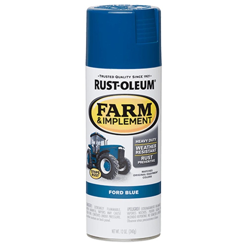 Rust-Oleum Farm Implement Spray Paint Ford Blue 340g