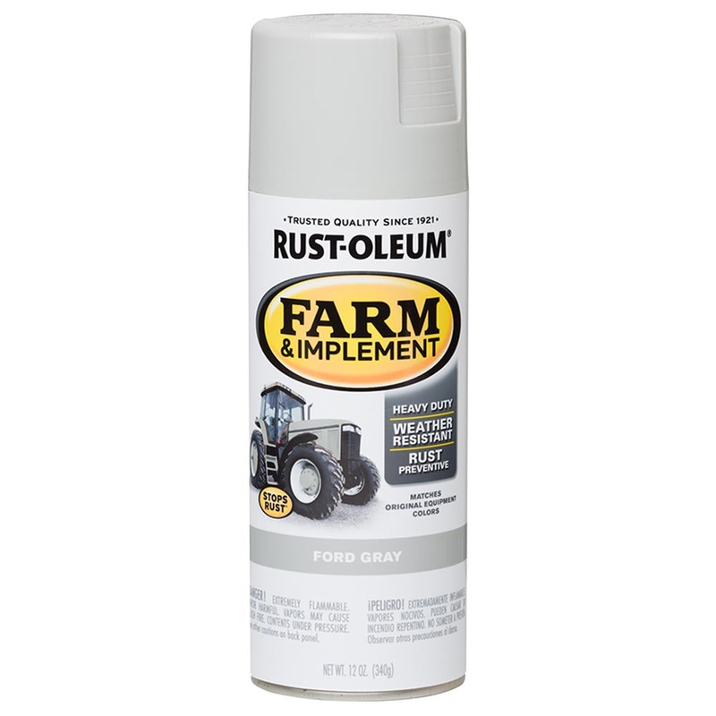 Rust-Oleum Farm Implement Spray Paint Ford Grey 340g
