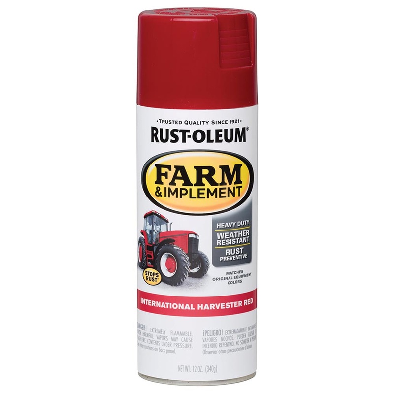 Rust-Oleum Farm Implement Spray Paint Int Harvester Red 340g