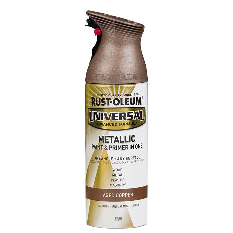 Rust-Oleum Universal Metallic Spray Paint Aged Copper 312g